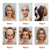 economico Parrucche trendy sintetiche-Parrucca rossa lunga 24 pollici con frangia per donna, parrucche ricce ondulate parrucche sostitutive dei capelli in fibra sintetica resistente al calore per cosplay festa di Halloween abbigliamento