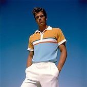 economico Polo da rugby da uomo-Per uomo A righe Polo Hawaiane Polo da rugby Maglia da golf Manica Corta Magliette polo Camicie con Colletto Casual Abbigliamento mare Abbigliamento da vacanza Abiti da festa Bottoni Stampa 3D Autunno