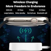 cheap Smartwatch-HK9 PRO MAX Smart Watch 2.02 inch Smartwatch Fitness Running Watch Bluetooth Pedometer Call Reminder Fitness Tracker Compatible with Android iOS Women Men Long Standby Hands-Free Calls Message