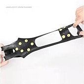 economico Articoli per la casa-10 borchie copriscarpe antiscivolo strada innevata scarpe da neve resistenti all&#039;usura scarpe da arrampicata su ghiaccio punte ramponi tacchetti copriscarpe