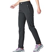 halpa Housut ja shortsit-Naisten Vaellushousut Kesä Ulko- Hengittävä Vedenkestävä Nopea kuivuminen Kevyt Housut Alaosat Joustava vyötärö Vetoketjullinen tasku Violetti Musta Spandex Metsästys Kalastus Kiipeily M L XL XXL XXXL