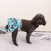 ieftine Îmbrăcăminte și accesorii pentru câini-Câini Pisici Pantaloni menstruali fiziologici pentru câini Modă Casual Respirabil Απαλό Lavabil Comfortabil Pat Casul / Zilnic Îmbrăcăminte pentru câini for Pomeran un Animalut Fluture Small