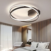 abordables Luces de techo-Luz de techo LED, lámpara de techo con luz empotrada de diseño circular regulable, adecuada para dormitorio, sala de estar, comedor, ac110v ac220v