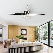 baratos Candeeiros de Teto-4-luz 6-luz 61/85/120 cm Design de Cluster Design de Linha Formas geométricas Luzes de Tecto Alumínio Linear Geométrico Minimalista Acabamentos Pintados LED Moderno 110-120V 220-240V
