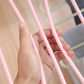 voordelige Kledingrek opslag-10 stuks gekleurde antislip meerlaagse broekrek multifunctionele garderobe 5-laags hangende broekrek sjaalrek sjaal stropdas hanger