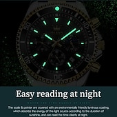 billiga Kvartsklockor-OLEVS Kvarts Klocka Gåva För Män Mode Lyx Dyk Klassisk Kvarts Herrklockor Sport Vattentåliga Rostfria Stål Rem Klockor