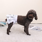 ieftine Îmbrăcăminte și accesorii pentru câini-Câini Pisici Pantaloni menstruali fiziologici pentru câini Modă Casual Respirabil Απαλό Lavabil Comfortabil Pat Casul / Zilnic Îmbrăcăminte pentru câini for Pomeran un Animalut Fluture Small