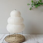 preiswerte Nachttischlampe-Lese Lampe Umgebungslampen Moderne zeitgenössische / Nordischer Stil LED-Stromversorgung Für Studierzimmer / Büro / Aufkleber für Bürowände Metall 110-120V / 220-240V Schwarz + Weiß Lampenschirm