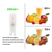 cheap LED Bi-pin Lights-10pcs Dimmable Super Bright G9 LED Light Bulb 3W 220V 2835 Lamp Cold White/Warm White Constant Power Light LED Lighting G9 Bulbs