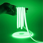 cheap Neon LED Lights-COB LED Strip 288 LEDs/m 220V EU Plug RA90 COB Outdoor Neon Sign Tape White Natural Pink Red For Kitchen Lighting