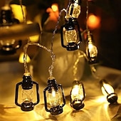 economico Striscie luci a batteria-retro led luci della stringa di cherosene 3m 20led aa lampada alimentata a batteria luci della stringaper ghirlanda campeggio festa cortile casa vacanza decorazione di natale illuminazione