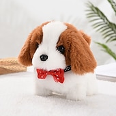 お買い得  ぬいぐるみ-模擬電気犬ぬいぐるみ電気犬は歩くことができ、吠え、うなずき、尻尾を振ることができます子供のおもちゃの犬小屋