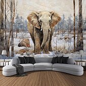 economico arazzi animali-elefante dipinto appeso arazzo arte della parete grande arazzo decorazione murale fotografia sfondo coperta tenda casa camera da letto soggiorno decorazione