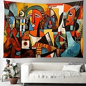 tanie gobeliny artystyczne-obraz olejny afrykańskie kobiety wiszące gobelin wall art duży gobelin mural wystrój fotografia tło koc kurtyna strona główna sypialnia dekoracja salonu