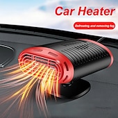 cheap Car Heating Equipment-150W Car Heater Electric Cooling Heating Fan 12V Electric Dryer Windshield Defogging Demister Defroster Cigarette Lighter