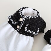 economico Vestiti-Cane Gatto Tuta Vestito Moda Carino Inverno Morbido Lavabile Confortevole All&#039;aperto Casual Quotidiano Abbigliamento per Cani for Bichon Frisé Barboncino Volpino di Pomerania Cucciolo Papillon