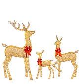 abordables Lumières de Noël-3 pièces éclairage de cerf de Noël bonne année jardin cerf lumineux de Noël, décor de scène, décor de festivals, décor de chambre, décor de maison, décor de bureaux, décor de fête à thème, décor de noël acrylique 2d plat