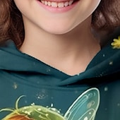 cheap Girl&#039;s 3D Cartoon-Girls&#039; 3D Cartoon Hoodie Pullover Long Sleeve 3D Print Fall Winter Active Fashion Cute Kids 3-12 Years Outdoor Casual Daily Regular Fit