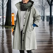 billige Kåper og trenchcoats-Dame Turjakke Vindjakke Vinter utendørs Vindtett Pustende Hurtigtørkende Lettvekt Ytterklær Jakke Topper Klatring Camping / fotturer / grotting Reise Sjø blå Svart Rosa Militærgrønn Rød