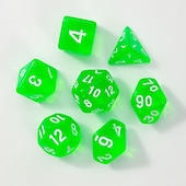 Недорогие игры и аксессуары-Многосторонние игральные кости, набор из семи частей дракона и настольная игра в жанре подземелья, беговая группа, трипг