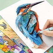 economico pittura, disegno e materiale artistico-1 matita colorata - combinazione di colori elegante e classica - matite magiche con penna in metallo senza inchiostro da 0,5 mm per opere d&#039;arte eterne, regali di Halloween, Ringraziamento e Natale