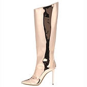 cheap Footwear-Retro Vintage 1980s Knee High Boots Disco Women&#039;s Carnival Costume Halloween Carnival Performance Party Pride Parade Adults&#039; Shoes All Seasons