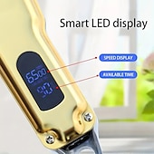 cheap Shaving &amp; Hair Removal-Hair Clipper Hair Shaving Accessories  Digital Display Hair Clipper Low Noise and Low Vibration Perfect For Home &amp; Salon Use