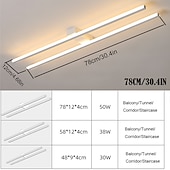 baratos Candeeiros de Teto-luz de teto led 3 cores 48/58/78 cm design de linha formas geométricas luzes de teto lâmpada de teto led adequada para corredor quarto corredor 110-240v