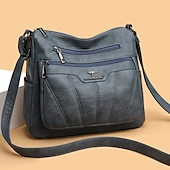 halpa Olan yli kannettavat laukut-naisten musta ruskea crossbody laukku, jossa on useita vetoketjullisia taskuja - tyylikäs ja käytännöllinen jokapäiväinen olkalaukku töihin ja arkikäyttöön