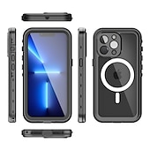 Недорогие Чехлы для iPhone-Чехол для iPhone 15 Pro Max Plus iPhone 14 Pro Max Plus iPhone 13 Pro Max водонепроницаемый чехол со съемной защитой полнрошного двойного стороннего доспеха ABS+PC