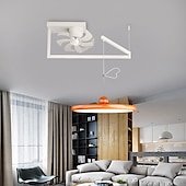 economico Ventilatore da soffitto con luci-lampada a sospensione a led con plafoniera lampada a sospensione industriale braccio oscillante lampada a sospensione, lampada a sospensione a cupola regolabile per sala da pranzo soggiorno 110-240v