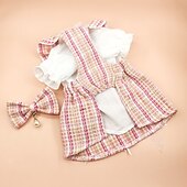 baratos Vestidos-Cachorros Gatos Vestidos Camisetas Moda Estilo bonito Inverno Macio Lavável Confortável Ao ar livre Festa Casual / Diário Roupas para cães for Bichon Frise Poodle Pomerânia Animais de Pequeno Porte