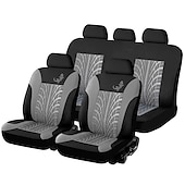 baratos Capas para bancos de automóveis-conjunto de capas de assento de carro starfire 4/9pcs ajuste universal capas para a maioria dos carros protetor de assento de carro estilo lagartixa quatro estações