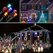 cheap Solar String Lights-Elegant Wedding Reception Party 1000/500/300/200/100/50/30LED Solar String Light, 8 Modes, Solar Christmas Lights Waterproof for Gardens, Wedding, Party, Homes, Christmas Tree, Curtains, Outdoor