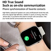 cheap Smartwatch-HK9 PRO MAX Smart Watch 2.02 inch Smartwatch Fitness Running Watch Bluetooth Pedometer Call Reminder Fitness Tracker Compatible with Android iOS Women Men Long Standby Hands-Free Calls Message