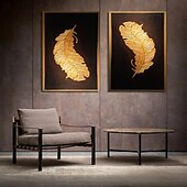 tanie Obrazy z martwą naturą-Handmade ręcznie malowany obraz olejny wall art nowoczesne abstrakcyjne pióro martwa natura krajobraz dekoracja wnętrz walcowane płótno bez ramki nierozciągnięte