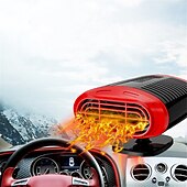 cheap Car Heating Equipment-150W Car Heater Electric Cooling Heating Fan 12V Electric Dryer Windshield Defogging Demister Defroster Cigarette Lighter