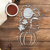 economico stencil da parete-crea bellissime zucche autunnali con fustelle per alberi in metallo, perfette per realizzare cartoline, scrapbooking, timbri &amp; Di più!