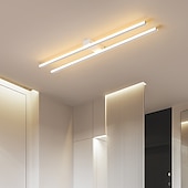 baratos Candeeiros de Teto-luz de teto led 3 cores 48/58/78 cm design de linha formas geométricas luzes de teto lâmpada de teto led adequada para corredor quarto corredor 110-240v