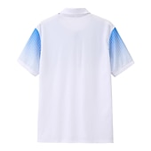halpa Miesten geometrinen poolo-Miesten Sport Polo Golfpaita Kausaliteetti Pyhäpäivä Kauluskäänne Lyhythihainen Muoti Perus Kaltevuus nappi Kesä Normaali Viini Musta Valkoinen Laivaston sininen Oranssi Harmaa Sport Polo