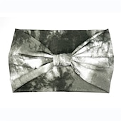 baratos Acessórios de penteados-Tiaras largas para mulheres, tiara com nó, faixa de cabeça feminina, acessórios de cabelo elásticos, faixa de tintura, 1 peça