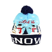 Недорогие Рождественские подарочные огни-Шапка-бини с LED светом светящаяся шапка для унисекс зимние шарики рождественская шапка подарки на праздничные вечеринки многоцветные