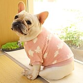 billiga Pyjamas-Hund Katt Tröja Pyjamas Mode söt stil Vinter Varm Mjuk Tvättbar Bekväm Utomhus Inomhus Ledigt / vardag Hundkläder for Bichon Frisé Pudel Pommeran valpen eller det lilla husdjuret Fjäril