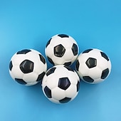 cheap Stress Relievers-4pcs PU Foam Ball Model Decompression Foam Sponge Venting Ball Foam Basketball Football Tennis Baseball Squeeze Toy