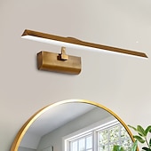 abordables Apliques de pared para interior-Luces de espejo,luz de espejo de baño vintage con interruptor,lámpara de baño,luces de espejo de tocador para iluminación de tocador,lámpara de pared interior ip44 luz de maquillaje giratoria lámparas