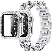 ieftine Curele Apple Watch-Banderolă Sport Compatibil cu Curea de ceas Apple Watch 38mm 40mm 41mm 42mm 44mm 45mm cu Case Oțel inoxidabil Curea de ceas de schimb pentru iwatch Series 9 8 7 6 5 4 3 2 1 SE