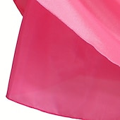 billige Jentekostymer-Prinsesse Fersken Kjoler Hansker Krone mønster kjole Cosplay kostyme for Jente Barne Barnas Dag Maskerade