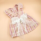 baratos Vestidos-Cachorros Gatos Vestidos Camisetas Moda Estilo bonito Inverno Macio Lavável Confortável Ao ar livre Festa Casual / Diário Roupas para cães for Bichon Frise Poodle Pomerânia Animais de Pequeno Porte