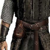 levne Příslušenství a další-Středověké Renesanční Pásek Viking Maškarní kostým Pánské Dámské Unisex Viking předvečer Všech svatých Karneval Plesová maškaráda Párty LARP Dospělé Pásek Taška Celý rok