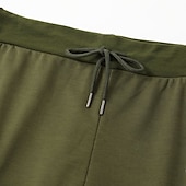 voordelige Joggingbroeken-Voor heren Joggingbroeken Jogger Broek Trainingsbroek Trekkoord Elastische taille Geometrisch patroon Buitensporten Sportkleding Leger groen Zwart